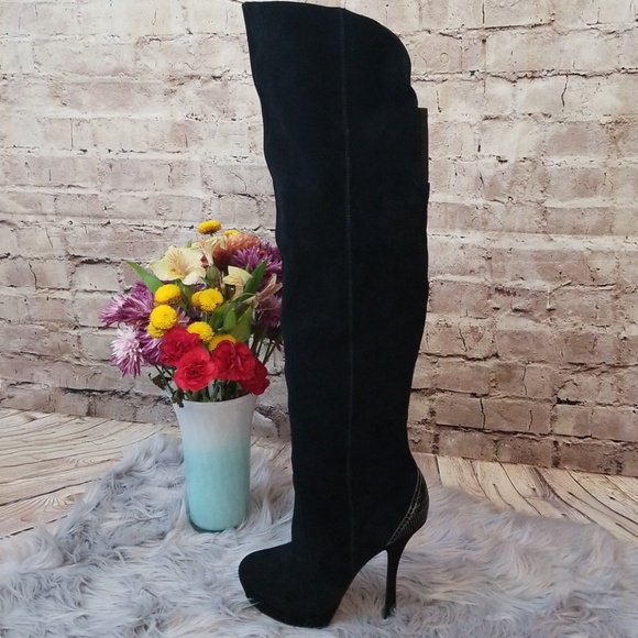 H by Halston Shoes - H by Halston Liza OTK Heeled Boots
